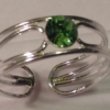 Silver Toe Ring Peridot