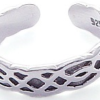 Silver Celtic Band Toe Ring