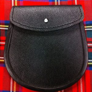 Leather Sporran Textured Plain