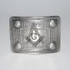 Masonic Celtic Knot Buckle Antique