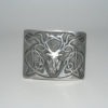 Pewter Stag Buckle Polished