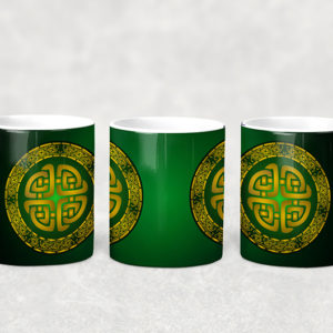 Mug Green Celtic Knot